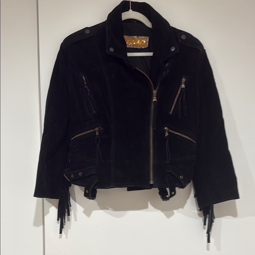 Black Suede Women's Jacket